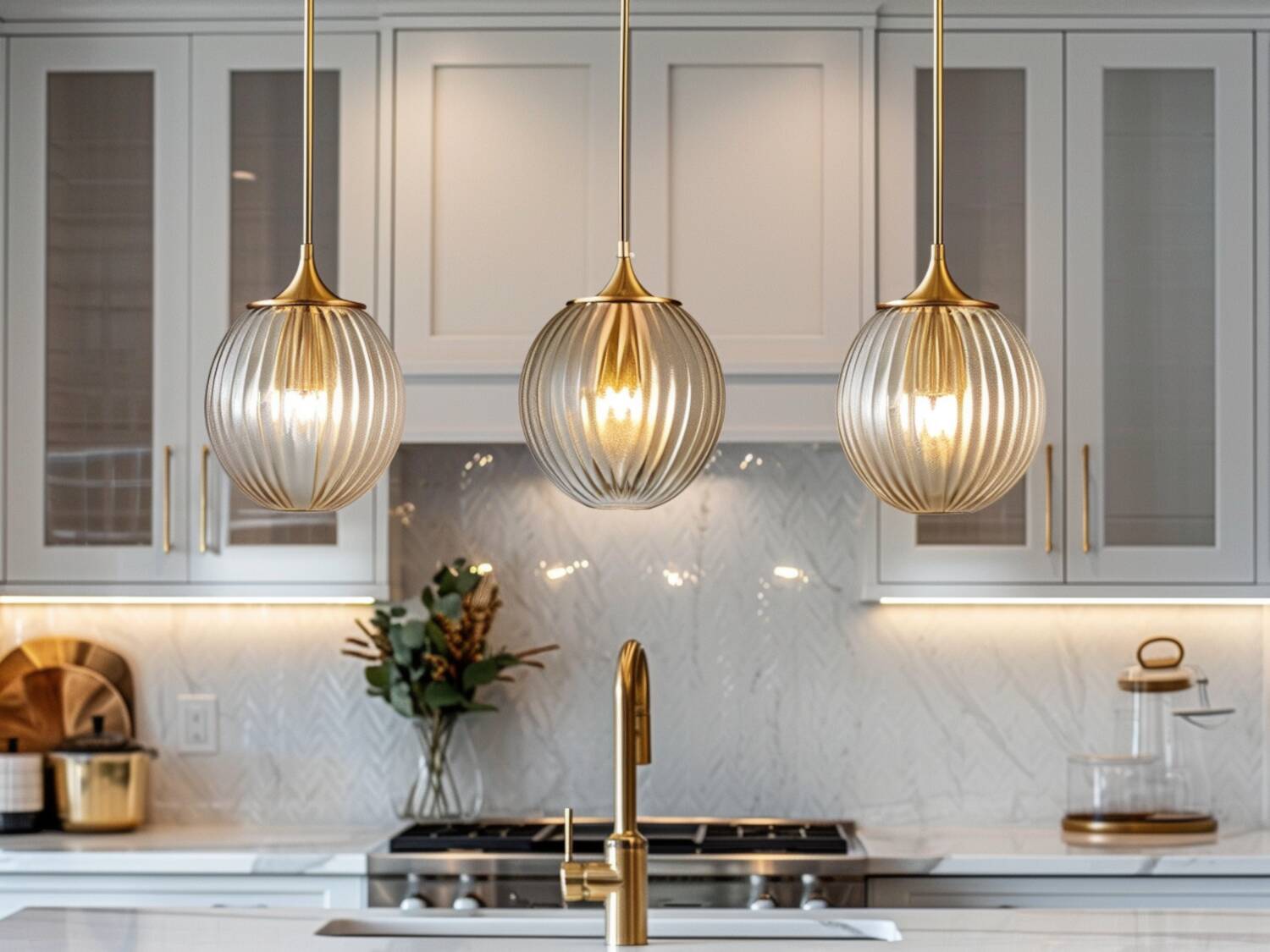 Jakie lampy wiszące najlepiej sprawdzą się w kuchniach z elementam