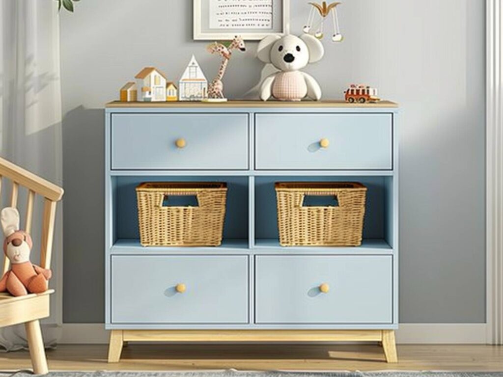Najlepsze komody dziecięce z dodatkowymi szufladami na 2025 rok