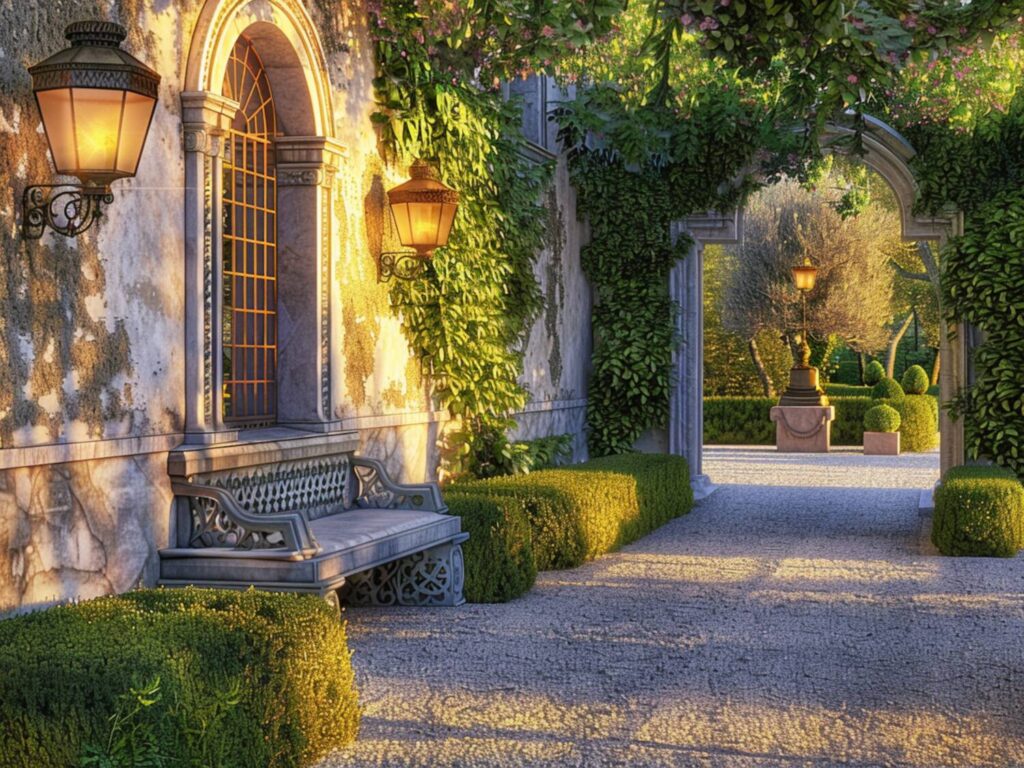 Jak zaaranżować ogród w stylu klasycznym z lampami elewacyjnymi