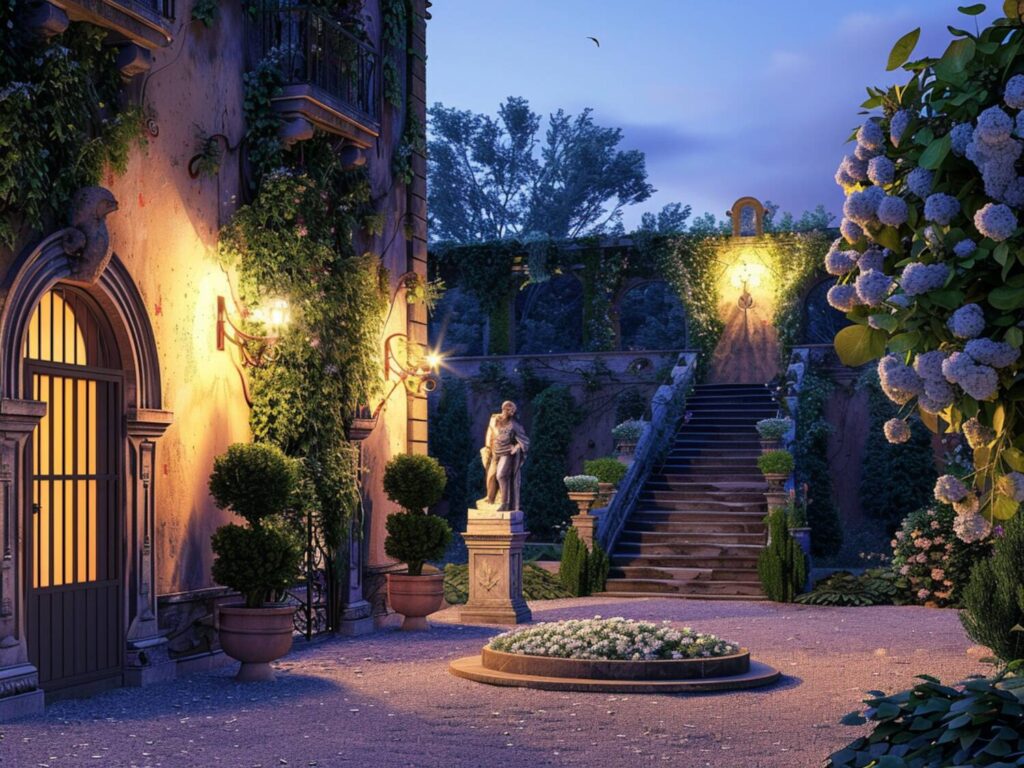 Jak zaaranżować ogród w stylu klasycznym z lampami elewacyjnymi