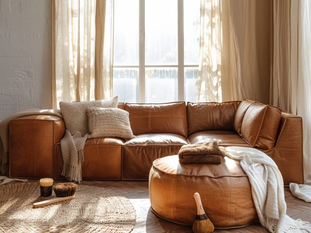 Jak dbać o narożniki tapicerowane skórą naturalną, aby zachować ich