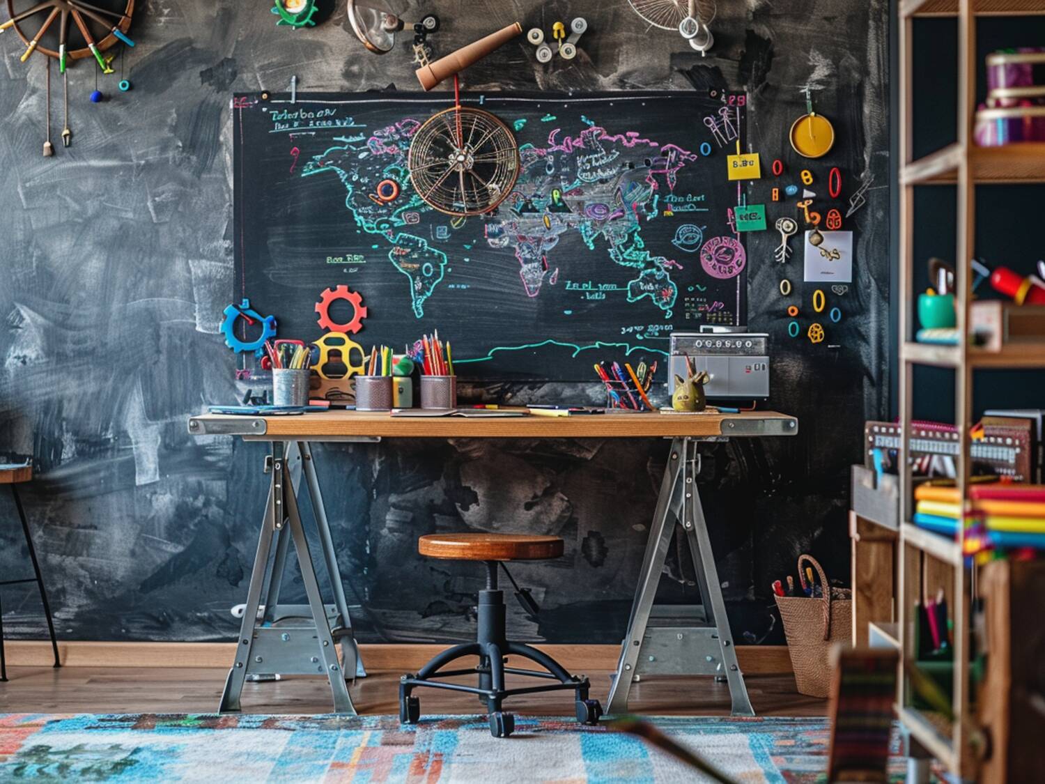 dopasować meble dla dzieci do wnętrz industrialnych