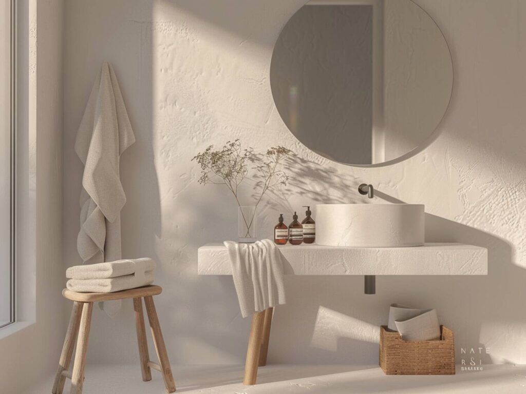 Jak urządzić łazienkę w stylu skandynawskim za pomocą prostych mebli?