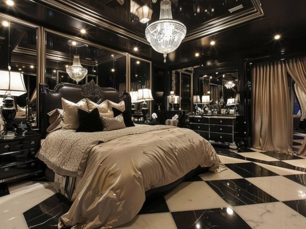 Jak urządzić sypialnię w stylu glamour