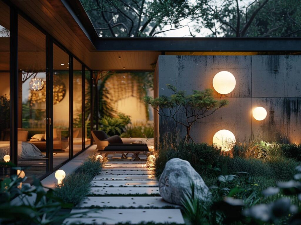 jakie lampy elewacyjne wybrać do domów z elementami fasad