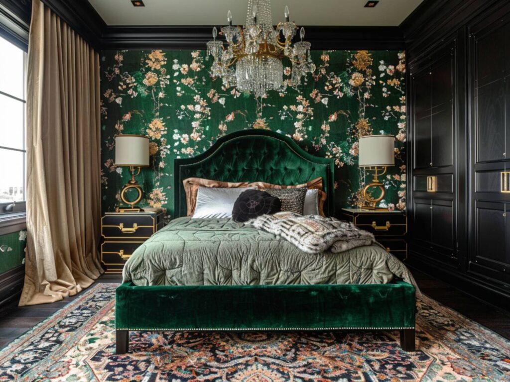 Jak urządzić sypialnię w stylu glamour