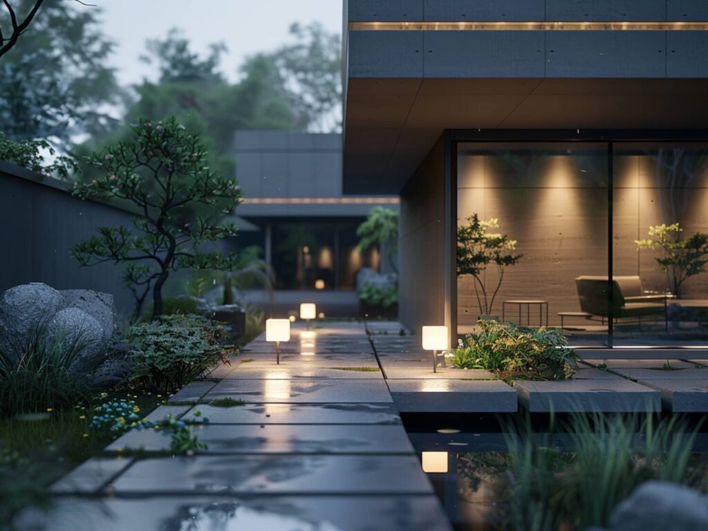 jakie lampy elewacyjne wybrać do domów z elementami fasad