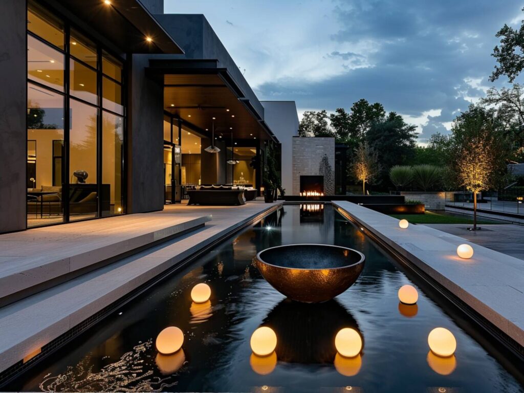 jakie oświetlenie LED wybrać do ogrodów z elementami wody