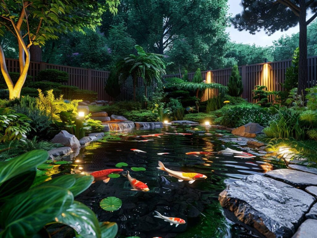 jakie oświetlenie LED wybrać do ogrodów z elementami wody