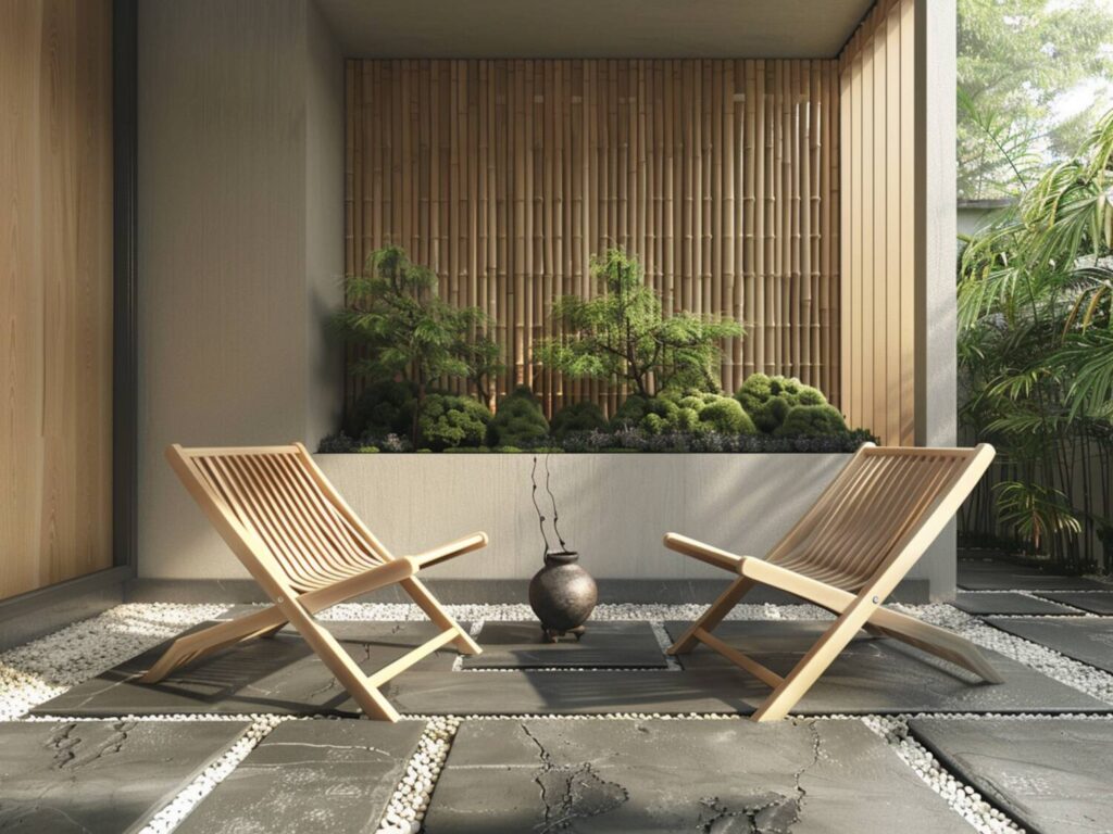 Jak dopasować meble ogrodowe do przestrzeni w stylu japandi