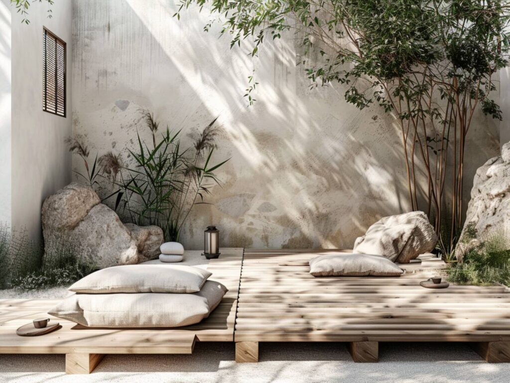 Jak dopasować meble ogrodowe do przestrzeni w stylu japandi