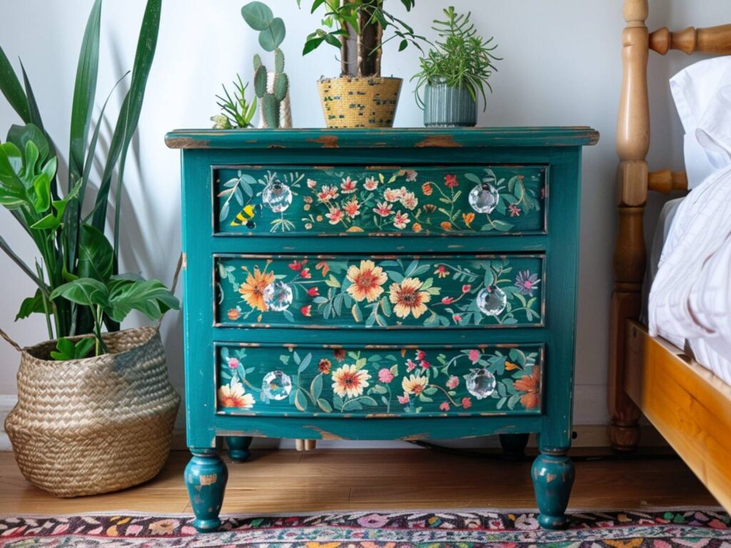 10 kreatywnych pomysłów na renowację szafek nocnych