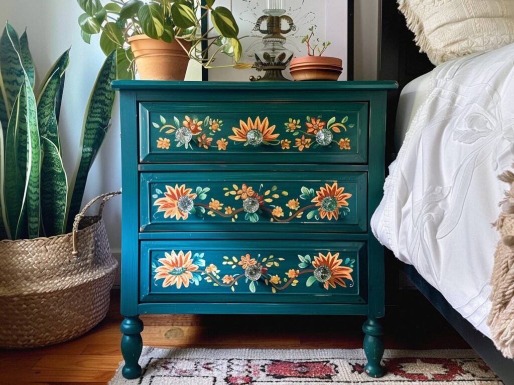 10 kreatywnych pomysłów na renowację szafek nocnych
