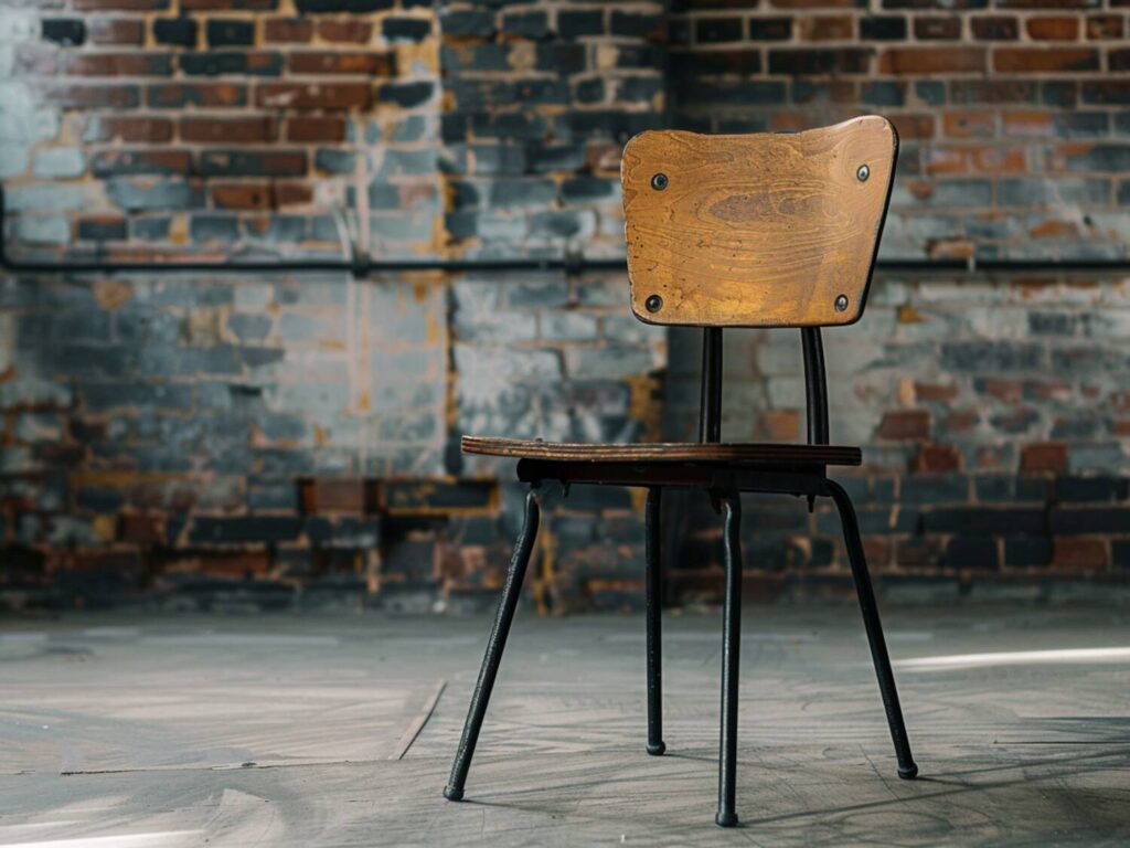 Jak odnowić stare krzesła, nadając im styl industrialny