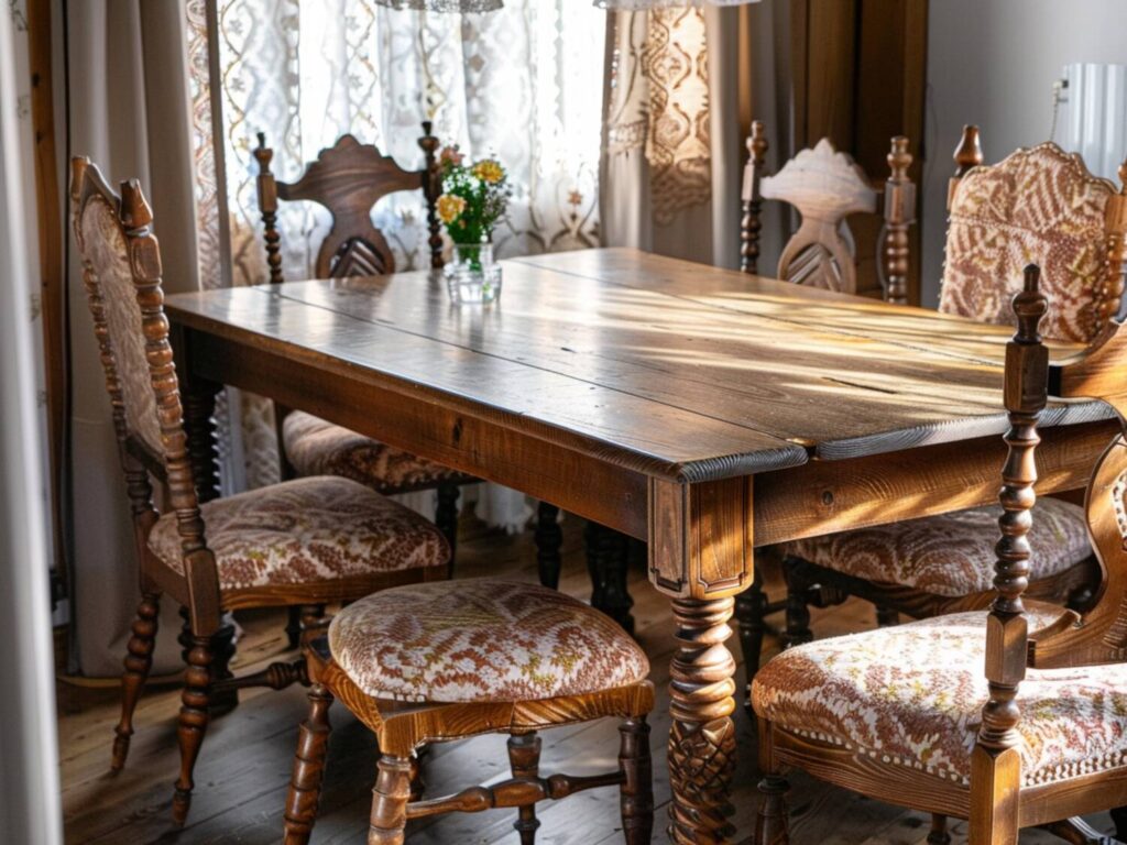 Jak wybrać trwałe meble do jadalni w stylu vintage