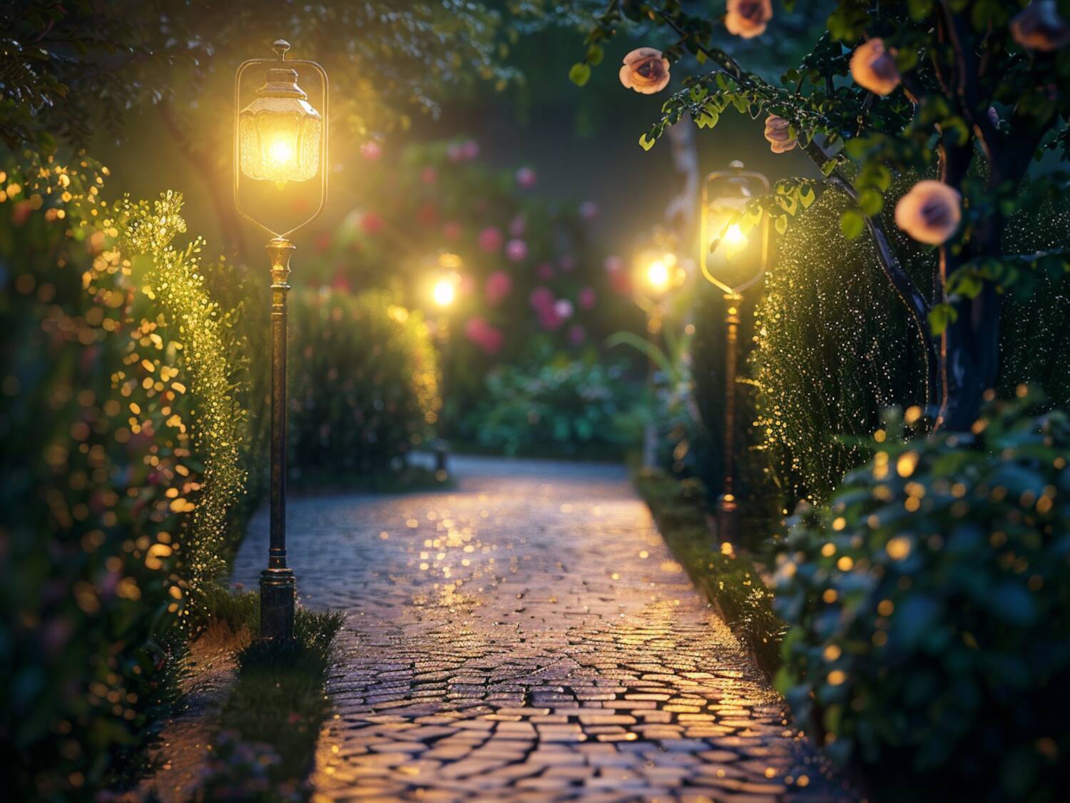 Jakie lampy ogrodowe najlepiej podkreślą ścieżki w ogrodach w stylu angielskim?